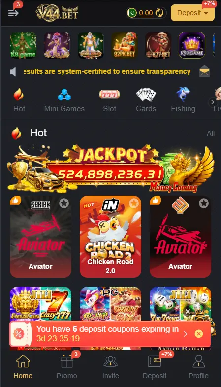 V44 BET GAME Download APK